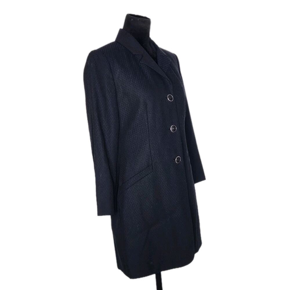 Versus Versace 100% Wool Jacquard Coat Medusa Button Blazer Jacket US 6 S Fit - Picture 2 of 11